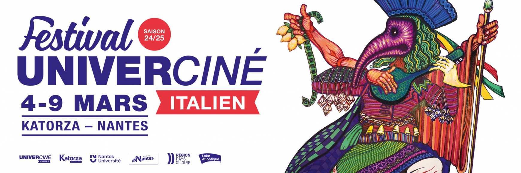 © Affiche du Festival Le Festival Univerciné italien 2025