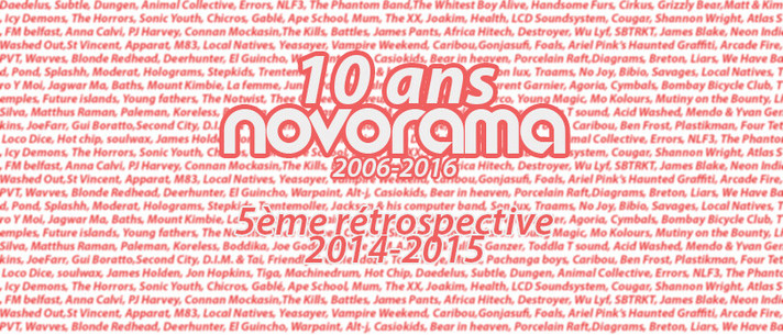 Épisode Novorama / Rétro 10 ans 2014 - 2015 de l'émission Novorama