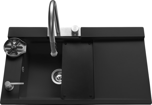 EV SHIVA 1BAC AV EGOUT NOIR ACCESS INOX