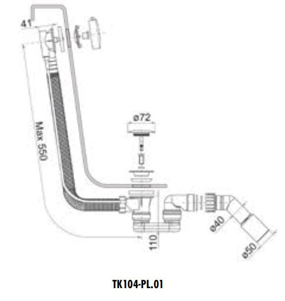 Schéma de «  Vidage TK104-PL.01  »
