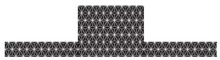 2 BANDEAUX DEKO GRAPHIK MODE