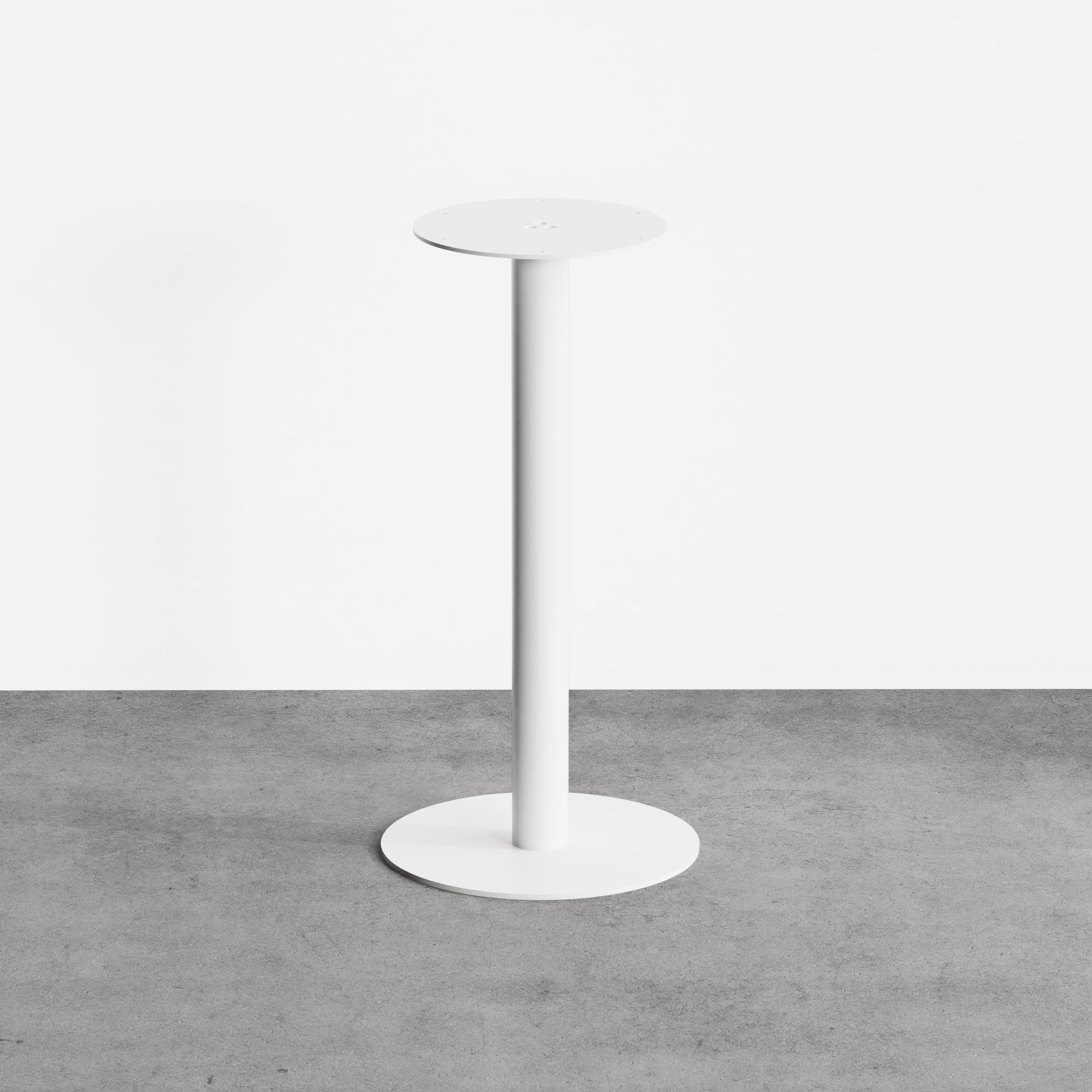 Pied Jane rond Blanc 900 mm