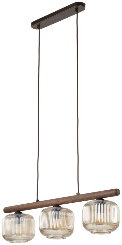 Emily Verre strié / Bois