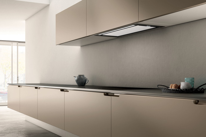 Hidden 2.0 Inox et verre blanc