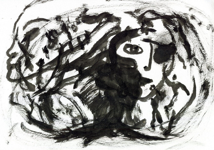 Épisode Strip Sismique: Edmond Baudoin. Le dessin musique de l'émission Strip Sismique