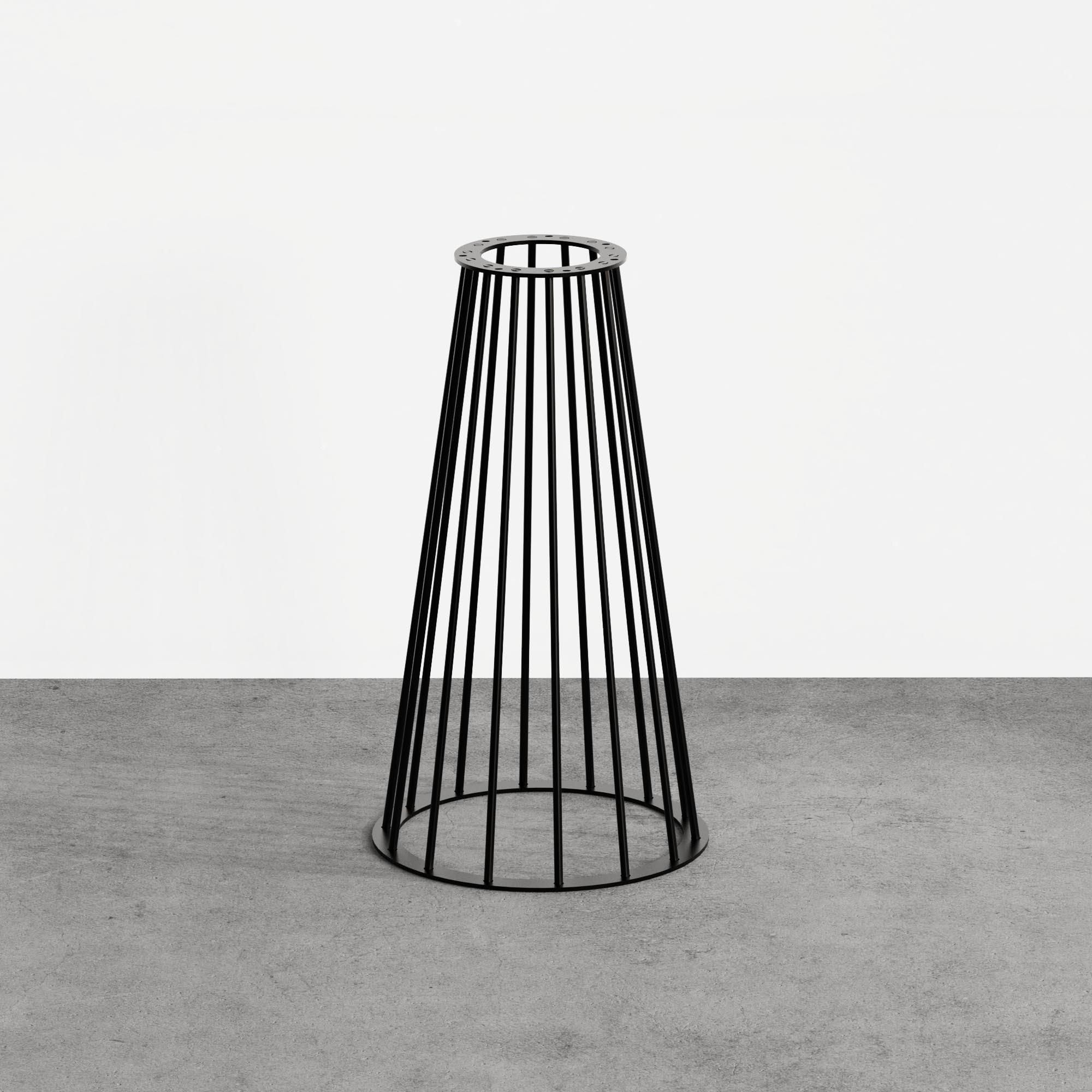 Pied Zoé Noir 710 mm