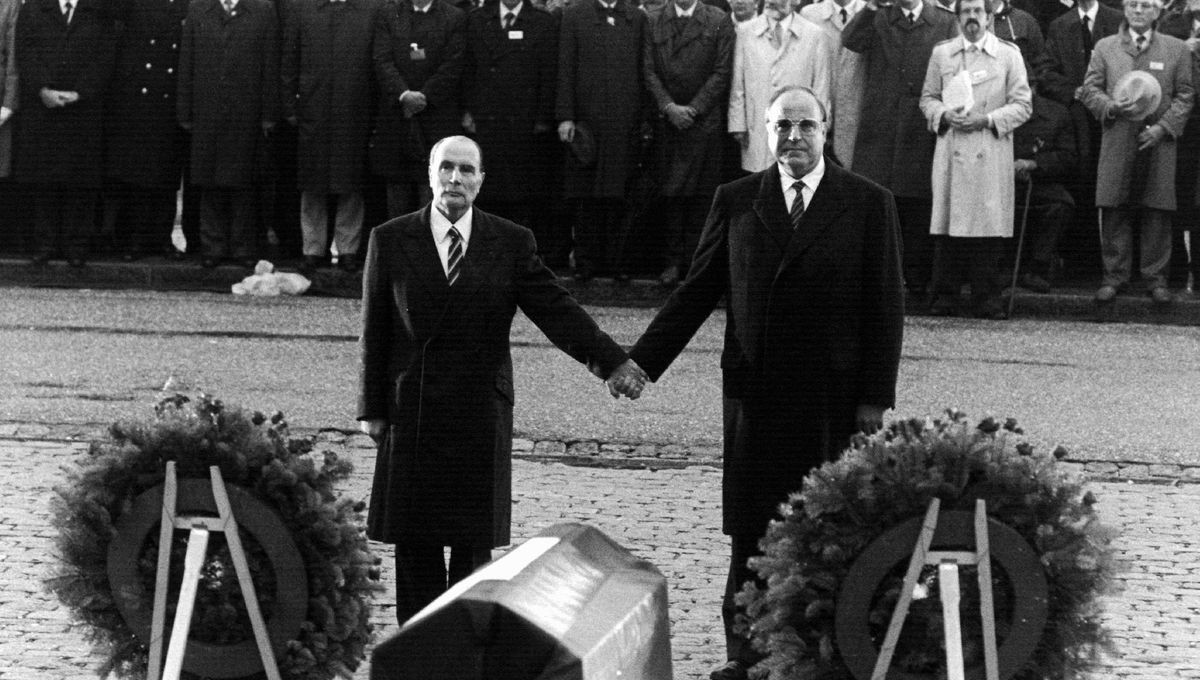 © Union européenne Le couple Mitterrand–Kohl, de Stuttgart à Verdun