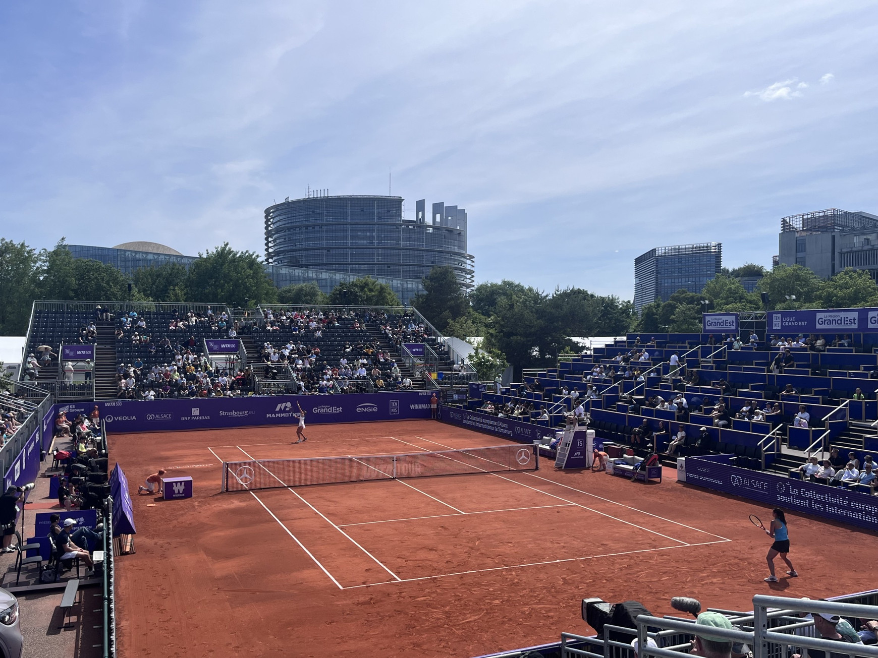 © Crédit photo : Benjamin Tomlinson Les Internationaux de Strasbourg : l'écoresponsabilité dans le tennis