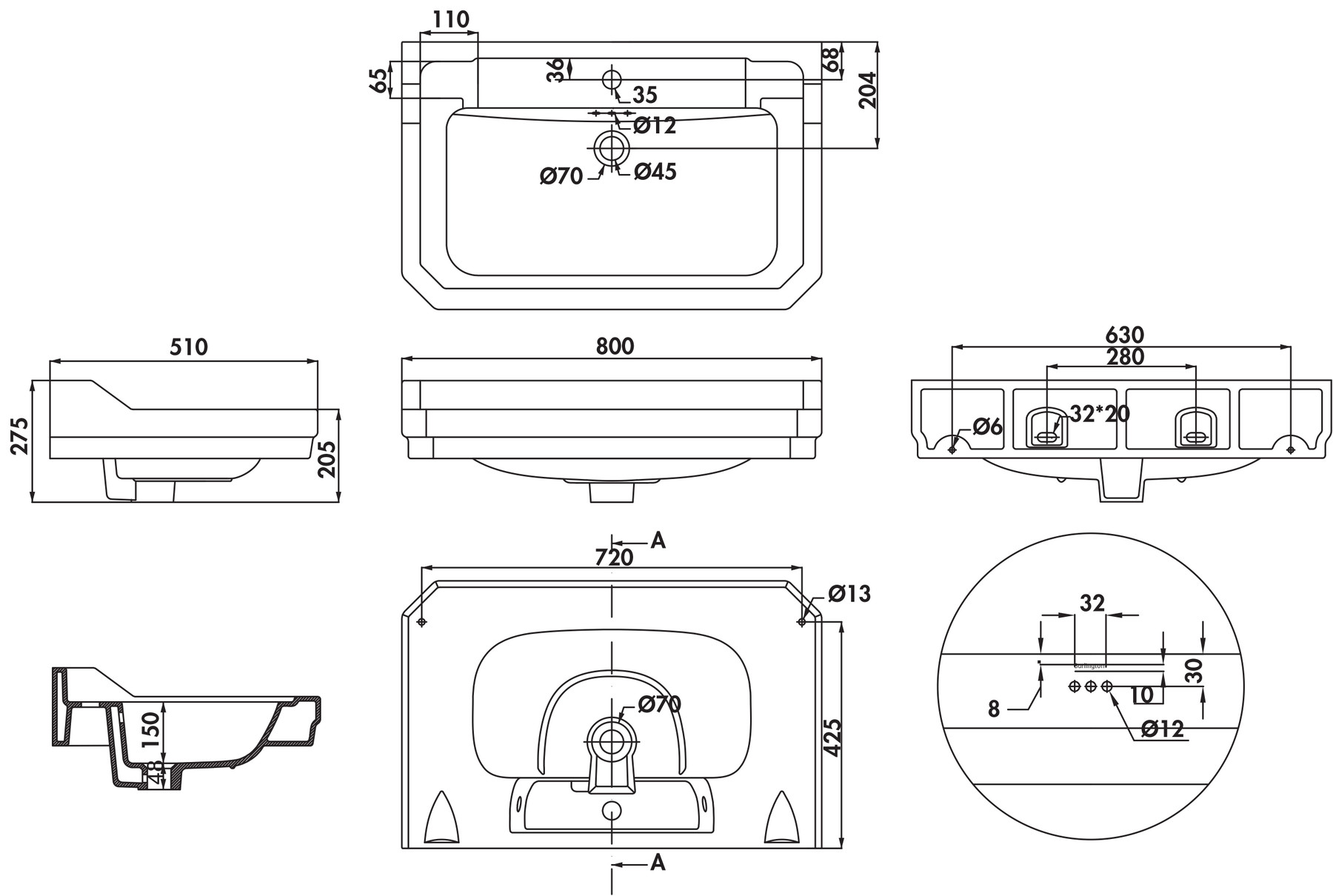 Schéma de «  Lavabo Edouardien  »