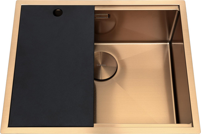 Legato + Inox avec traitement PVD Cuivre mat