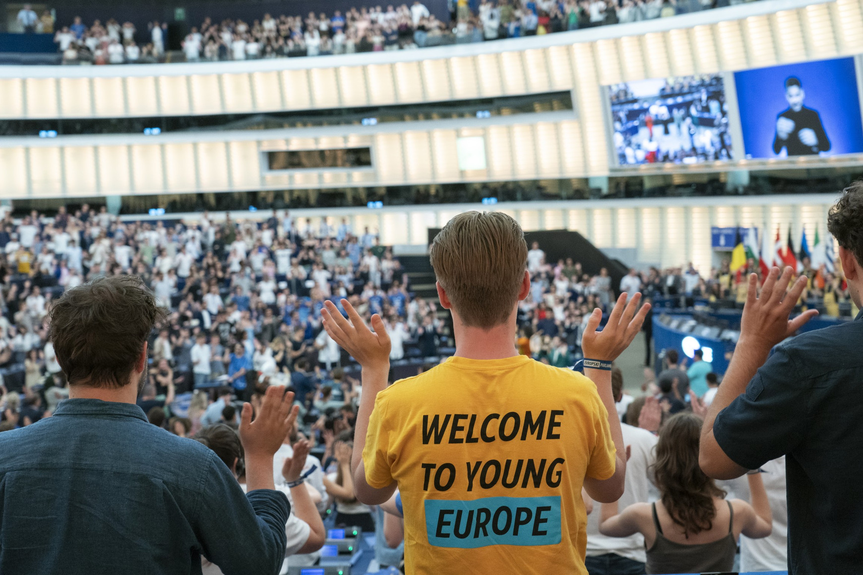 Des jeunes européens lors du European Youth Event 2025 - © European Union Le service civique européen, une idée qui fait son chemin