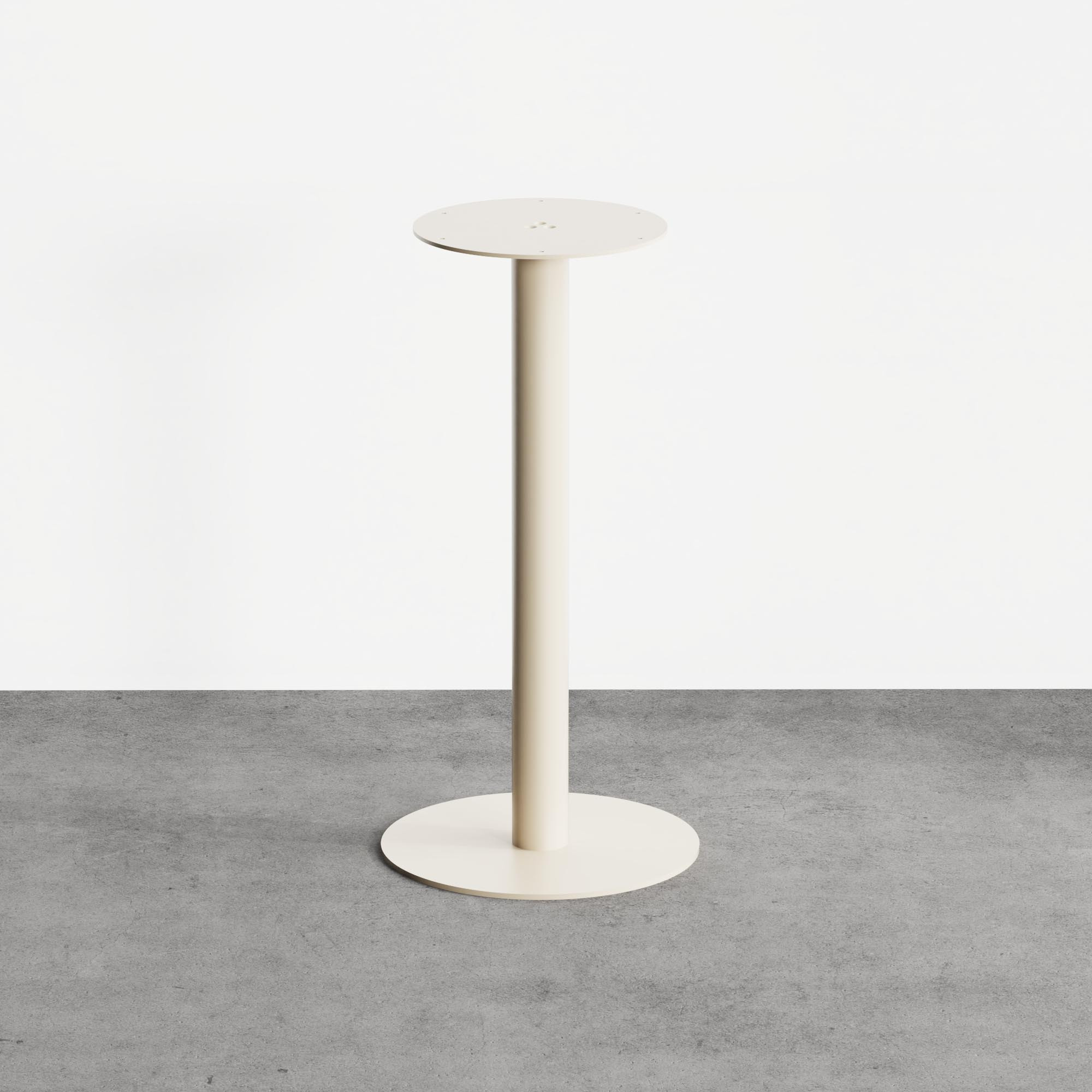 Pied Jane rond Crème 900 mm