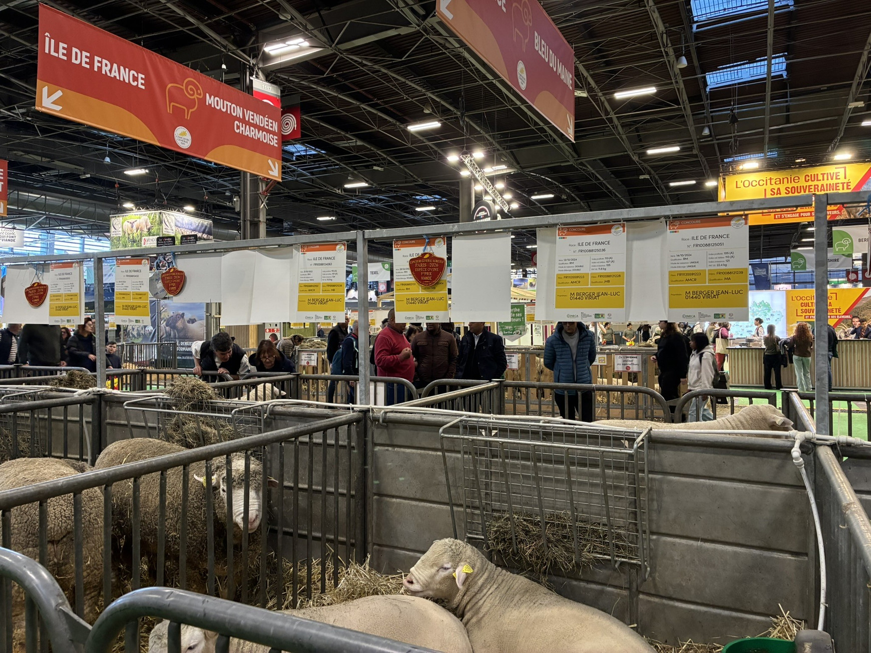 Le salon de l'agriculture à Paris Eloïse, 20 ans et future agricultrice