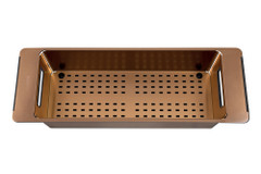 Colander cuivre mat
