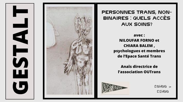 Épisode Gestalt - Épisode 9 : Parcours de soin des personn... de l'émission Gestalt