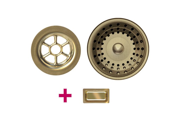 Trop-plein & bonde doré