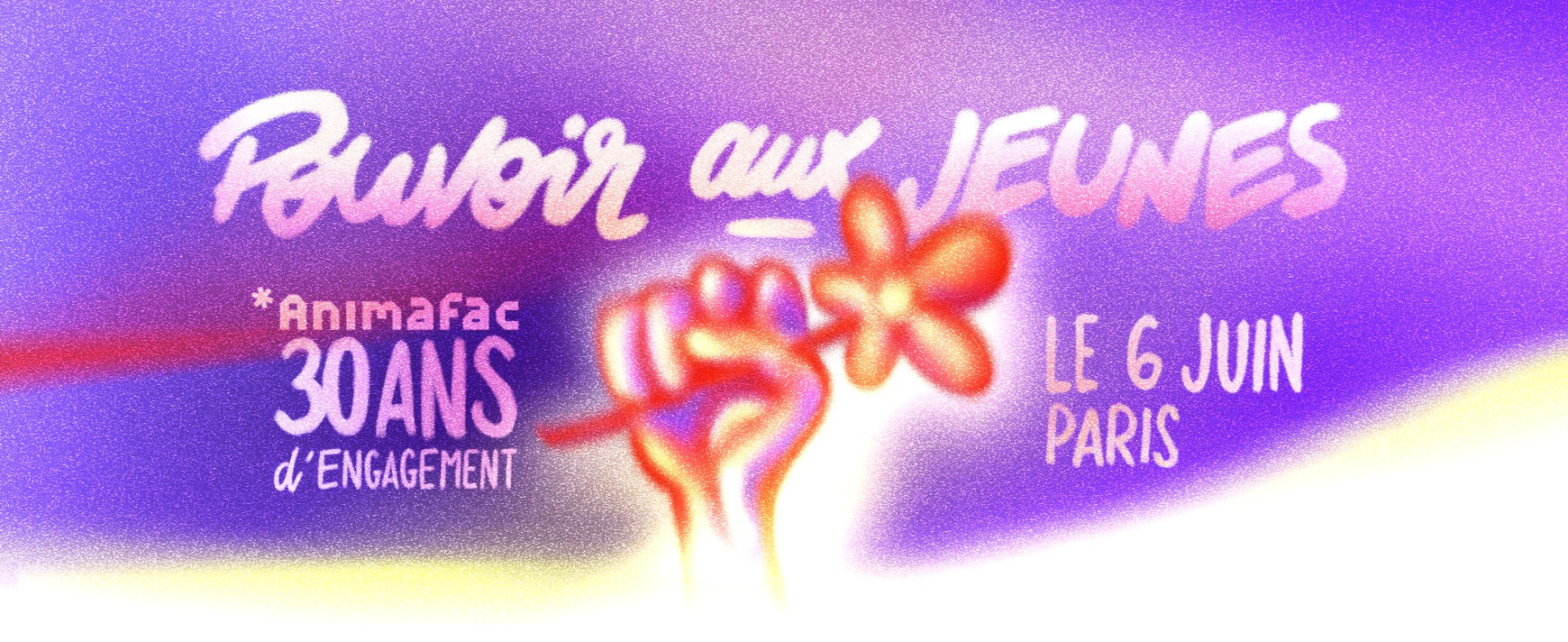 Affiche des 30 ans d'Animafac ©Animafac Animafac : 30 ans au service de l'engagement des étudiant·es