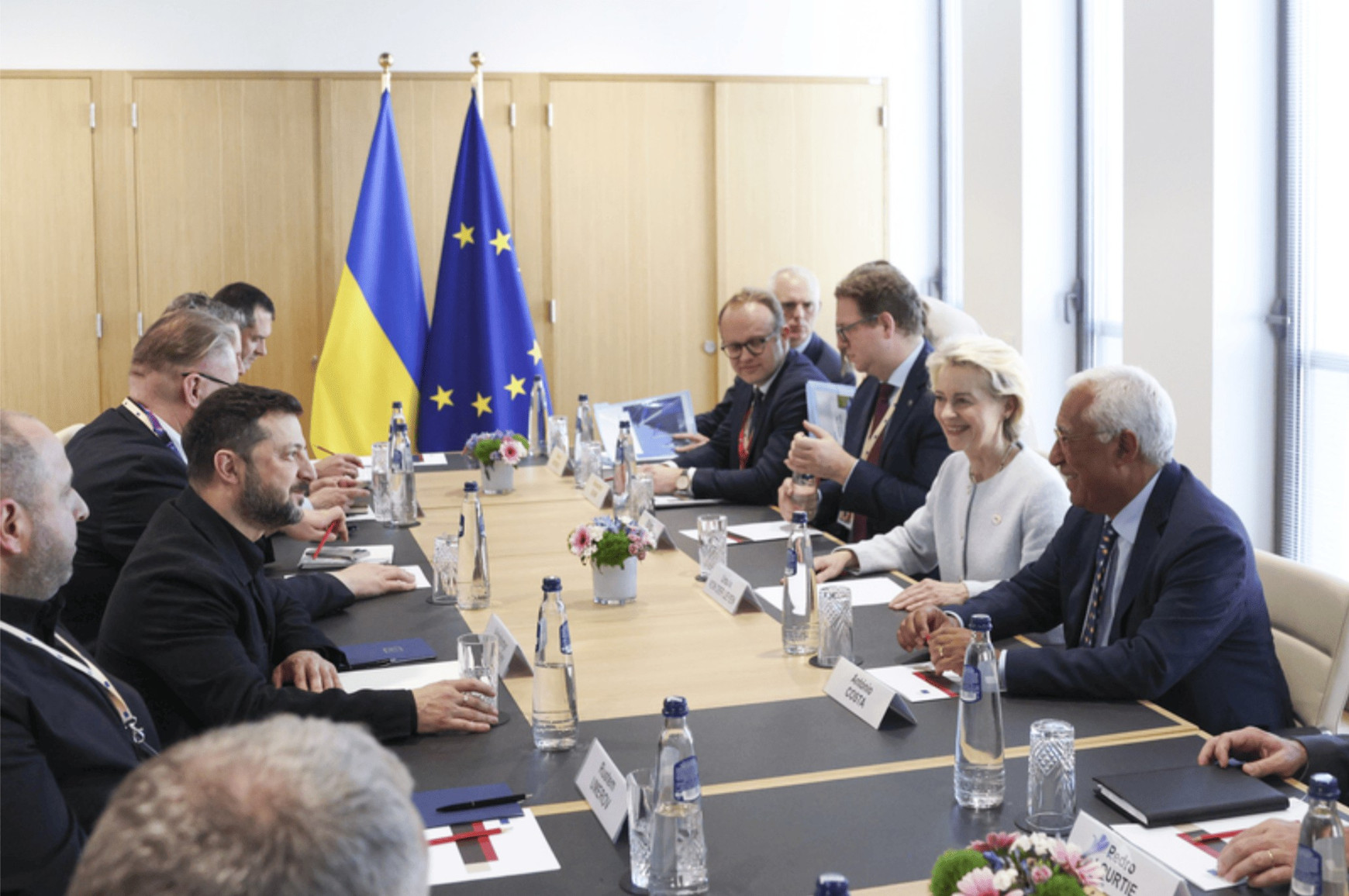 Le Conseil européen en présence de Volodymyr Zelensky, le jeudi 18 juin. © European Union Aujourd'hui en Europe - 19 juin 2026