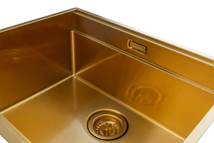 Legato + Inox avec traitement PVD Or mat