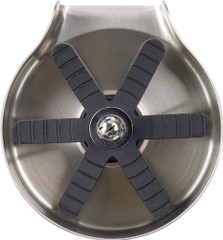 Rince-verre en inox massif