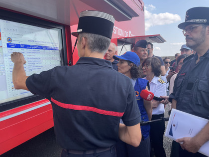 A la base aérienne de Mérignac des pilotes européens viennent soutenir la lutte contre les flammes