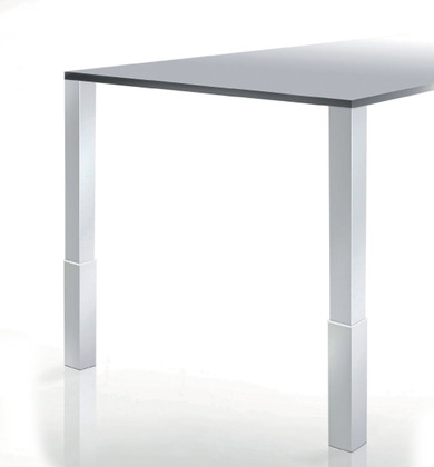 PIED CARRE AVEC JUPE INOX