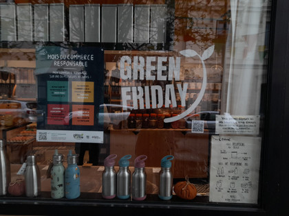 Green Friday: une initiative de Plein-Centre à Nantes pour une consommation responsable.