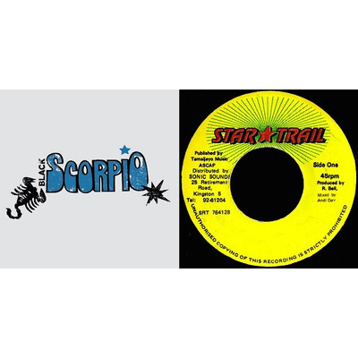 Bam Salute special Black Scorpio & Star Trail labels episode artwork
