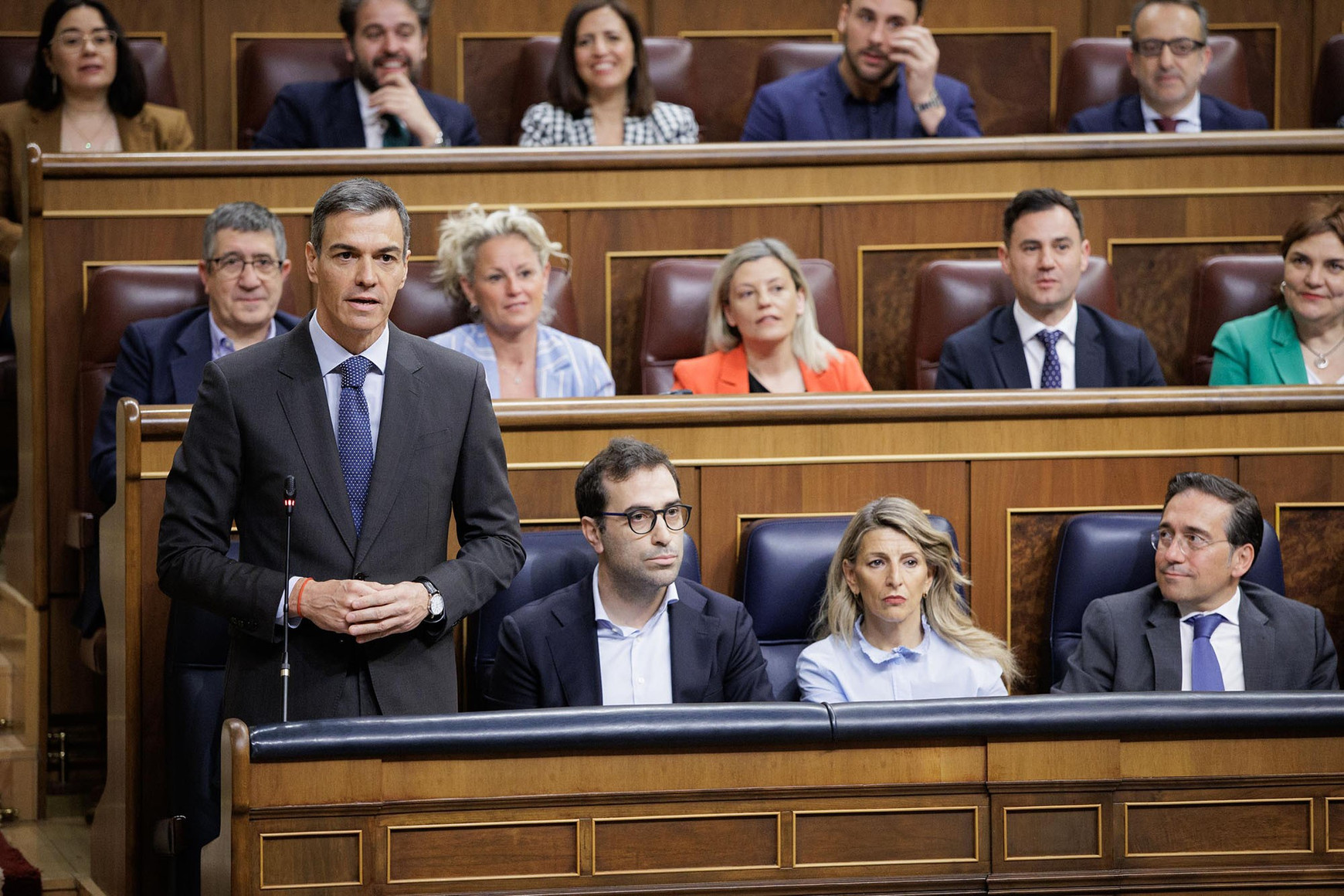 Pedro Sánchez, président du gouvernement d’Espagne depuis 2018, le 22 avril 2026. © La Moncloa - Gobierno de España L’Espagne : une exception européenne ?