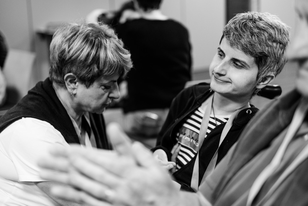 Ornella avec sa maman