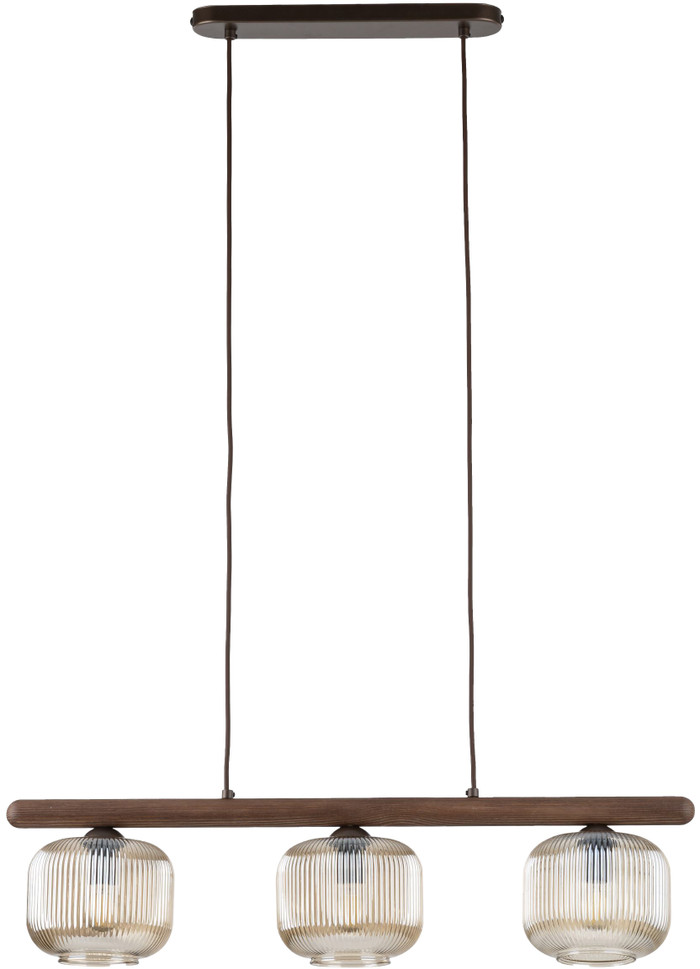 Emily Verre strié / Bois