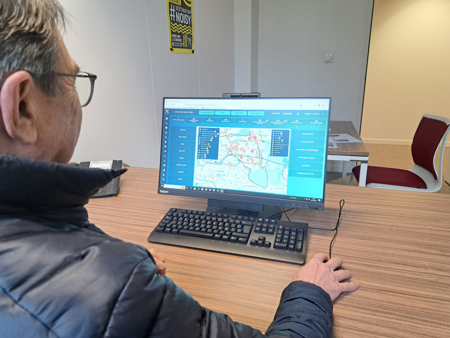 La "smart city" de Noisy-le-Grand s'appuie sur une plateforme en ligne, accessible pour les agents de la ville © Ville de Noisy-le-Grand À Noisy-le-Grand, la ville est "intelligente, innovante et durable"