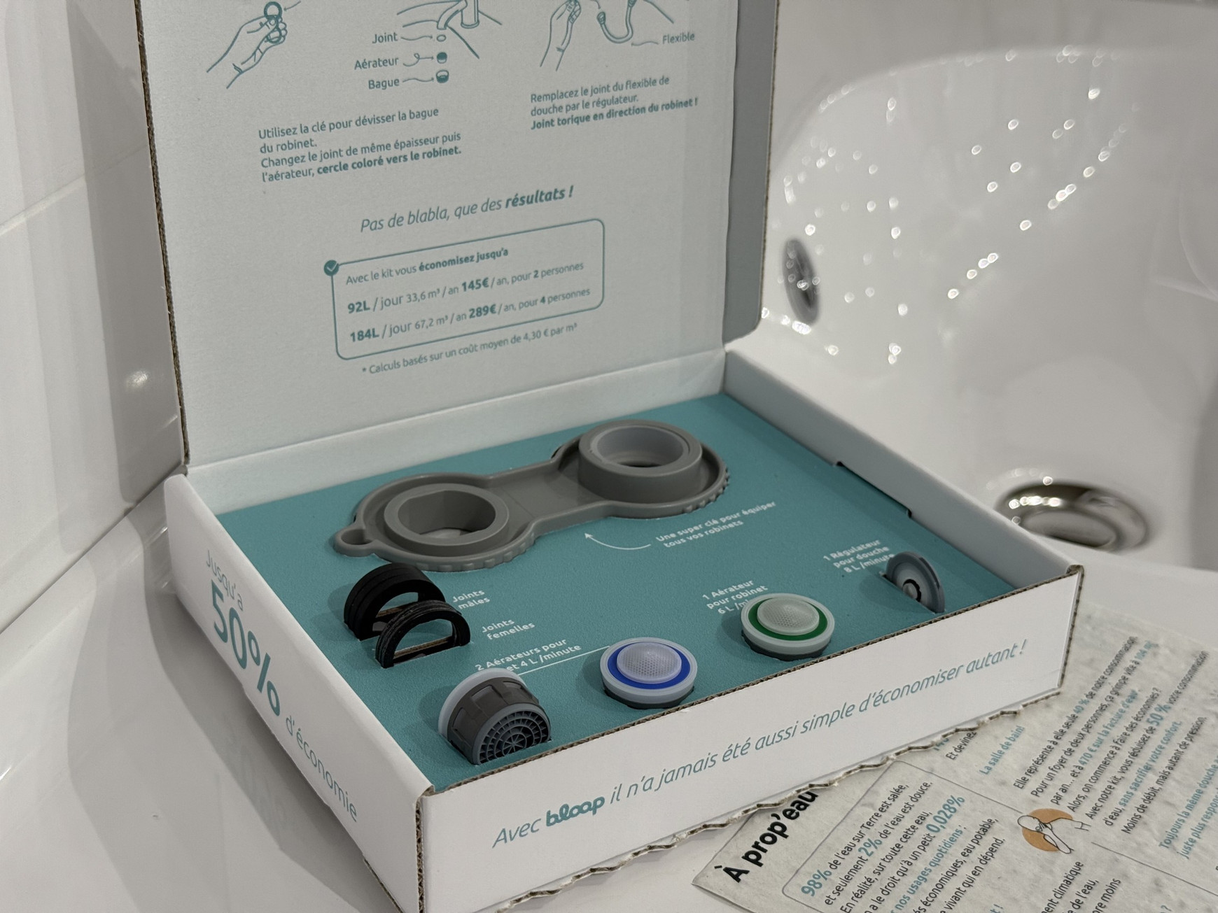 BLOOP Un kit made in Europe pour faire baisser sa facture d'eau