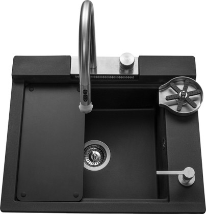 EV SHIVA 1BAC SS EGOUT NOIR ACCESS INOX
