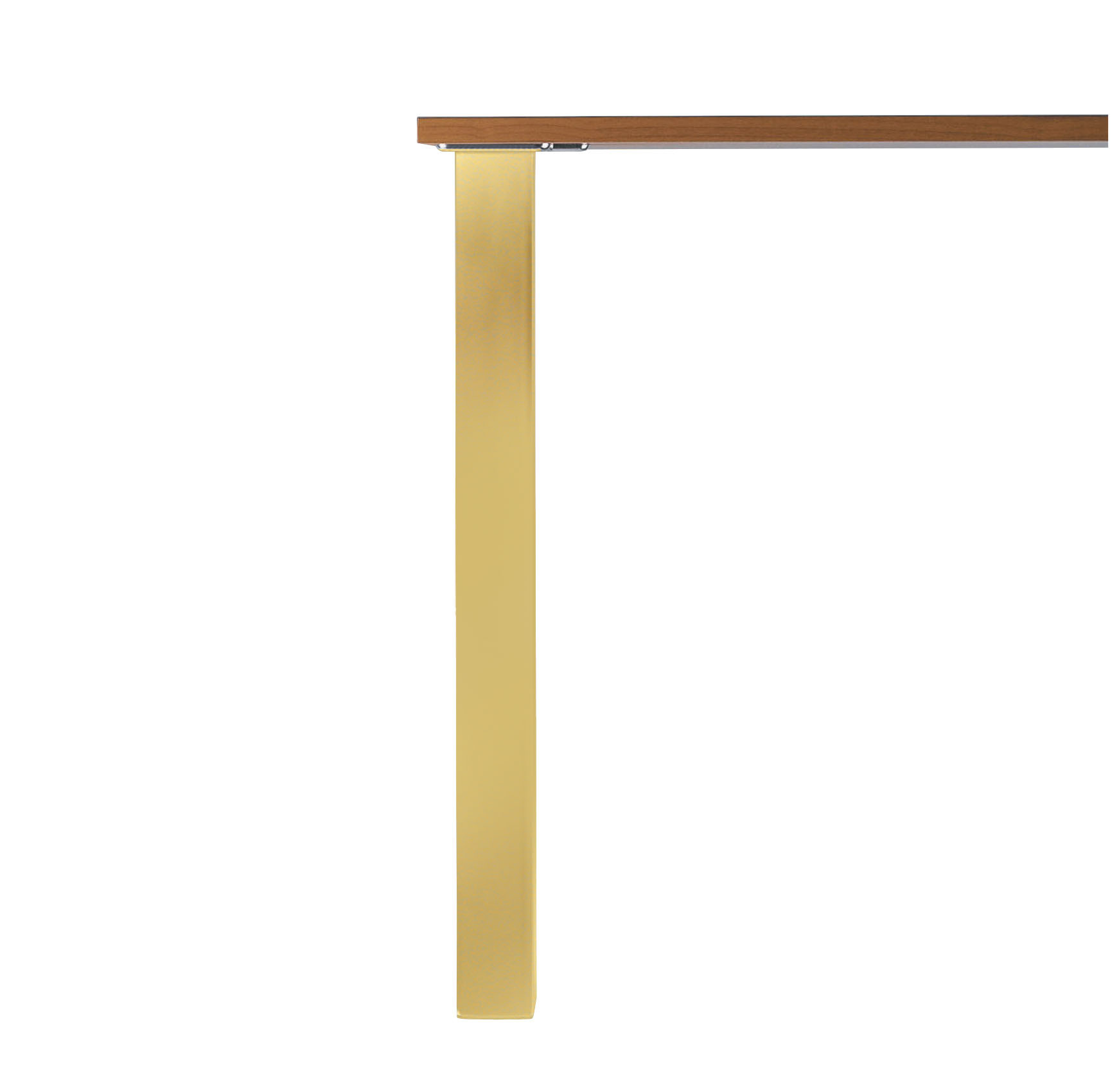 Pied carré Doré 890 mm