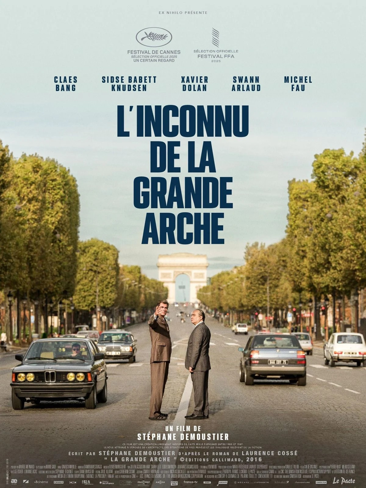 Affiche du film - © AllôCiné Linconnu de la Grande Arche avec Stéphane Demoustier - La Fabrique Urbaine #94