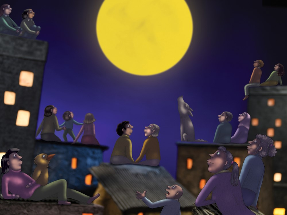 © AFCAE : Affiche de la 8e journée Art et Essai du cinéma Européen Le cinéma Art et Essai en Europe - Caroline Grimault