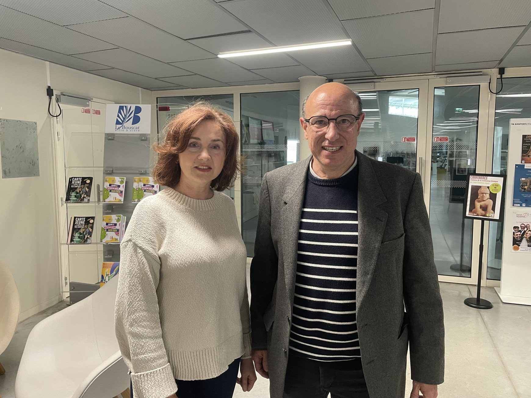 Liudmyla Danyliuk et Marc Dall'anese ©Camille Buonanno. Pont de l’espoir : un spectacle de mode pour faire rayonner la culture ukrainienne