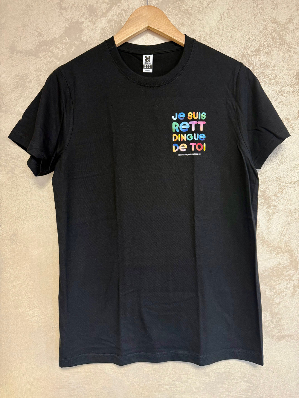 T-Shirt Rett dingue noir - Col Rond
