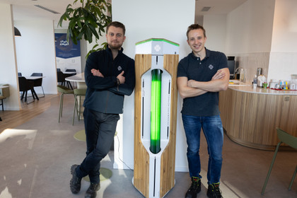 Bioteos améliore la qualité de l'air grâce aux microalgues