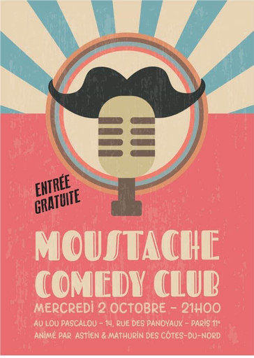 Épisode L'apéro // Moustache Comedy Club de l'émission Radio Camping Paris