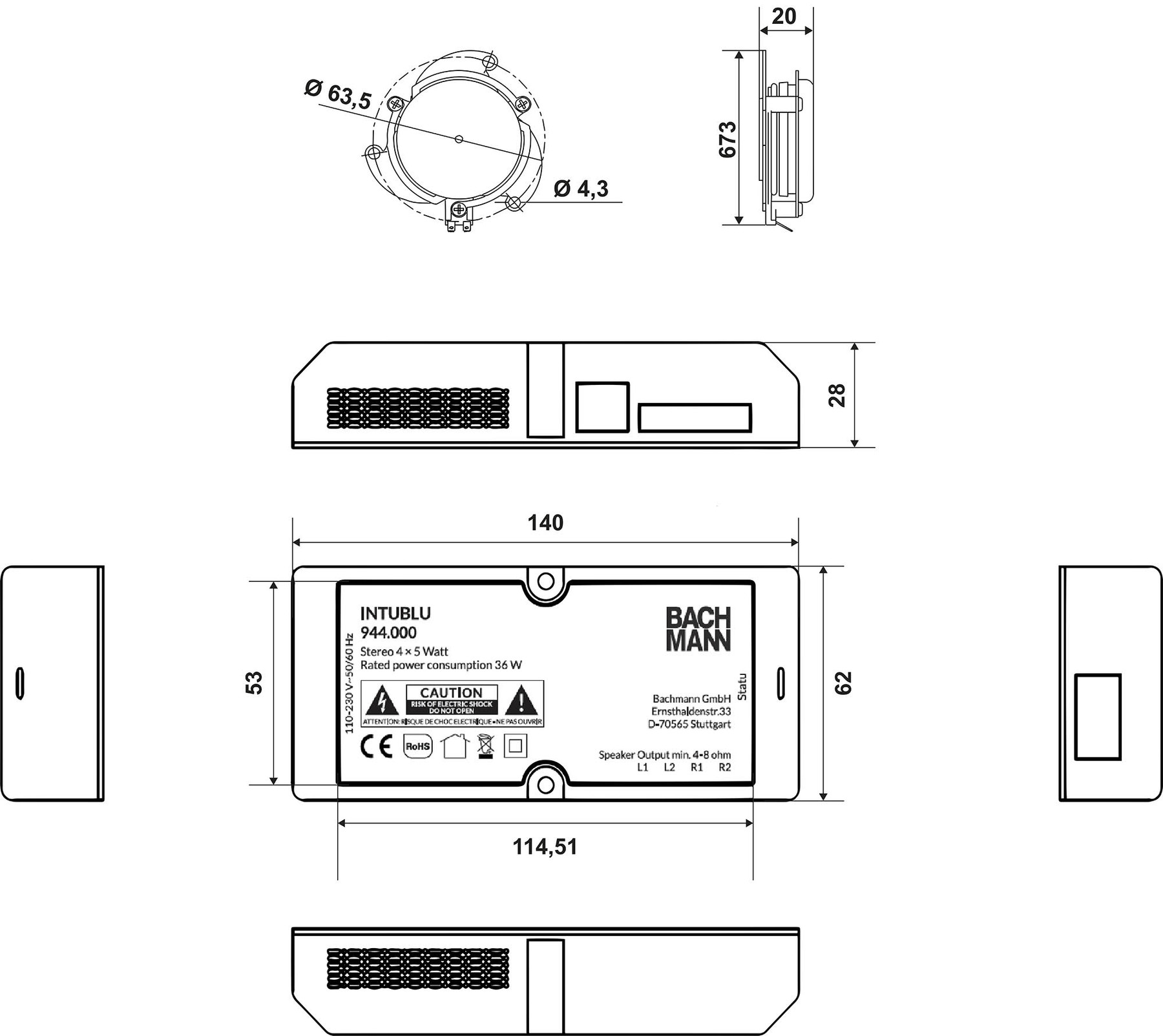 Schéma de «  Reverb Noir  »