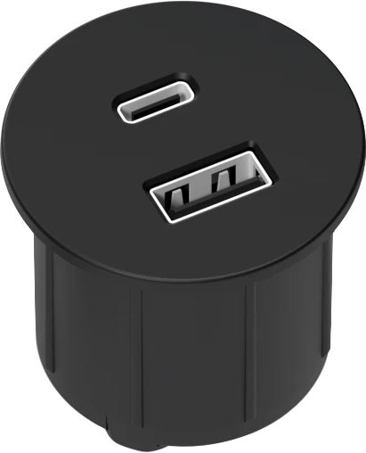 Nano rond Noir