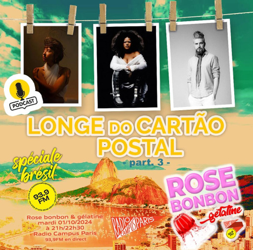 Rose Bonbon & Gélatine Brésil Loin de la Carte Pos...