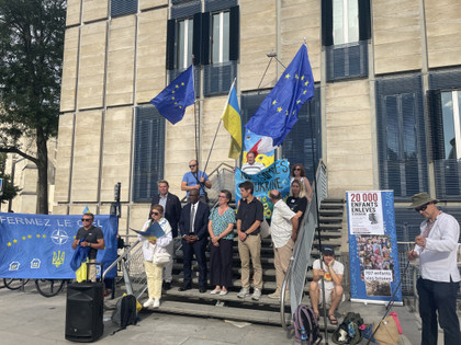 À Bordeaux, la communauté ukrainienne continue de célébrer la fête l'indépendance malgré la guerre