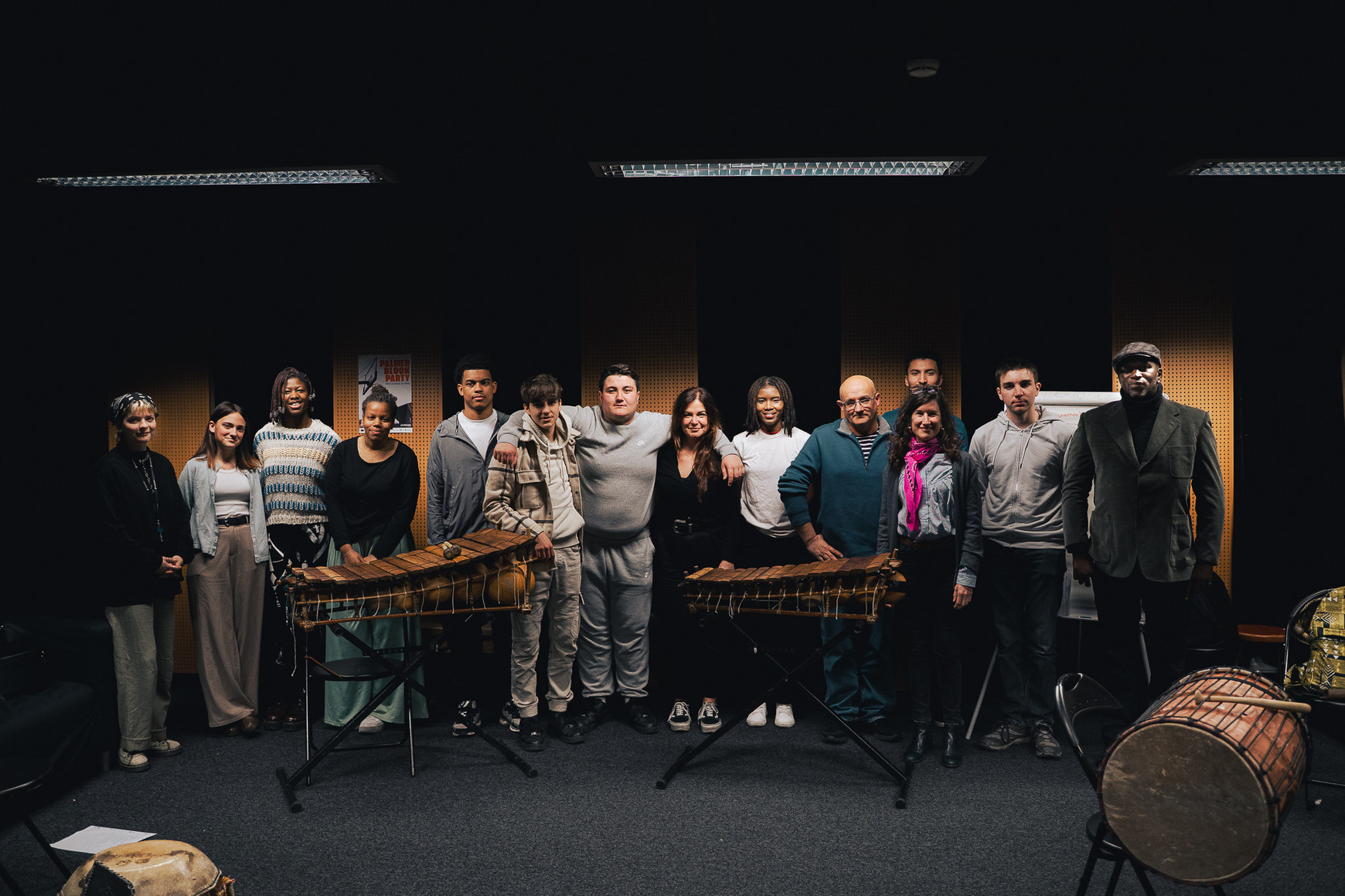 © Gaël Mirande (Nazmojito). Rencontre musicale au Rocher de Palmer dans le cadre du projet My Peace. My Peace : ces jeunes européens qui chantent la paix