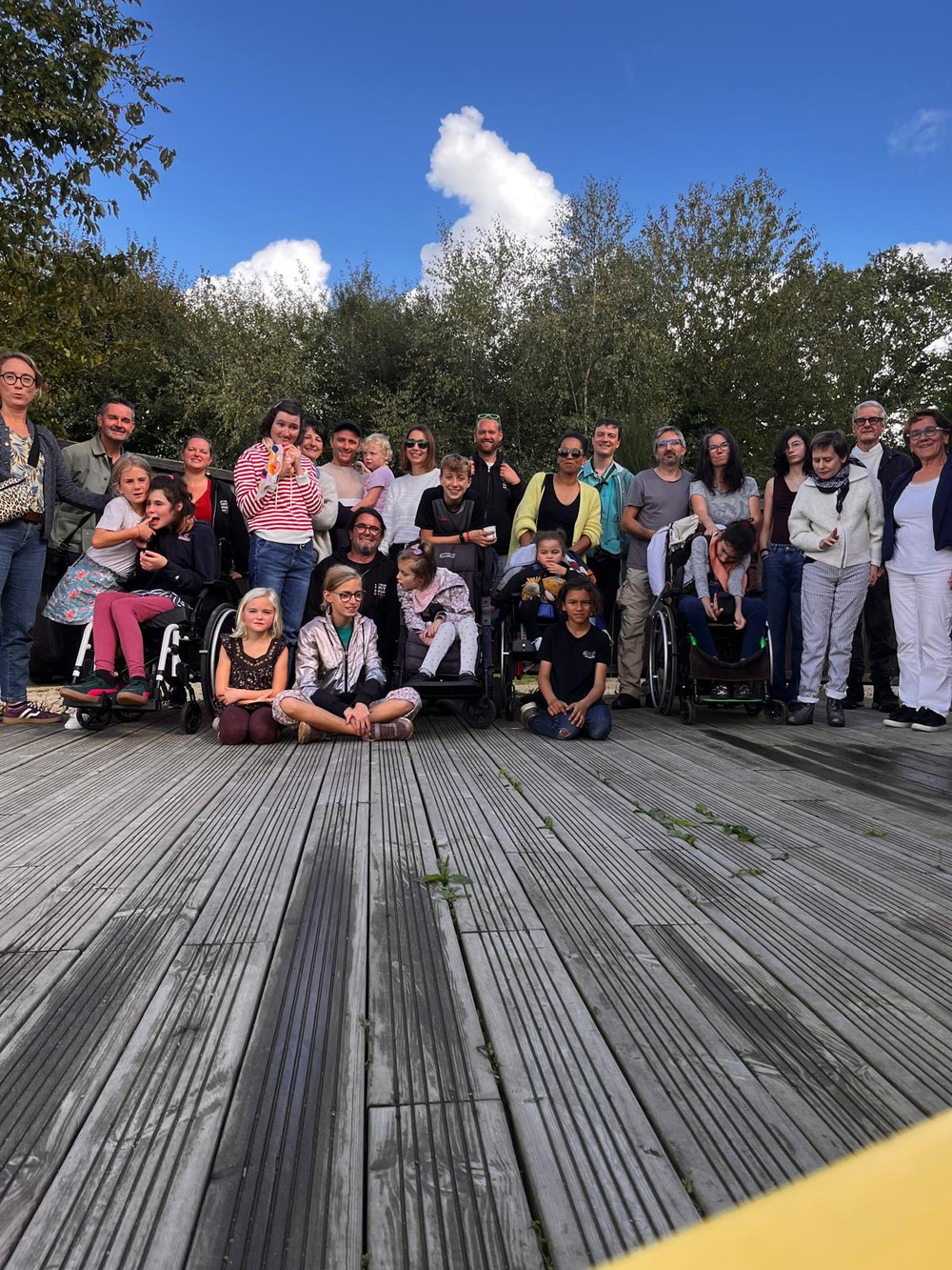 Photo de groupe des familles bretonnes