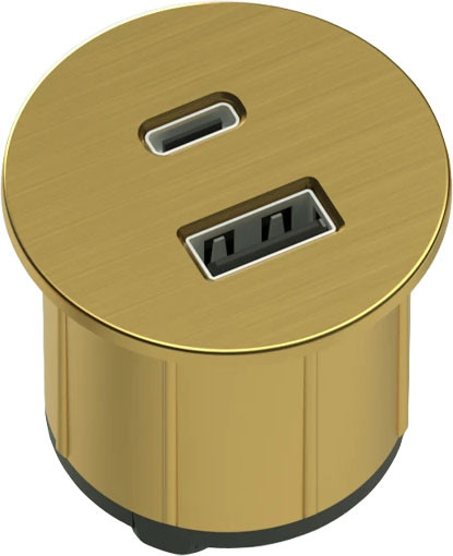 Nano rond Doré