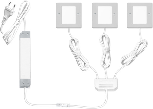 3 SPOTS HOMA S ALU+CABLE+CONV