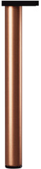 Pied rond basique Cuivre 890 mm